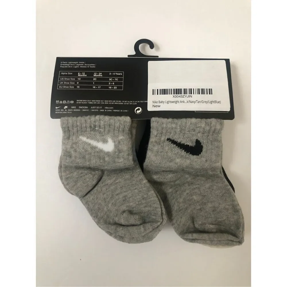 Nike Baby Socks 6-pack size 6-12 Months
